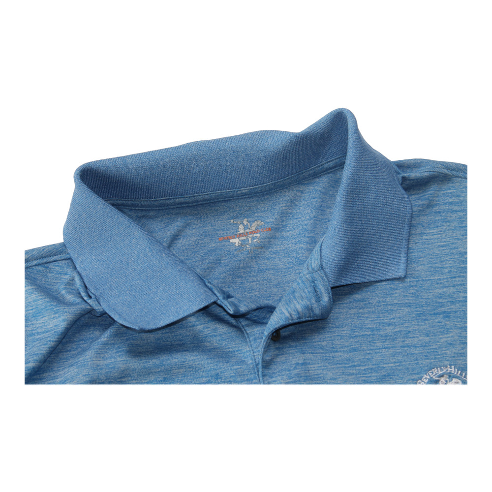 Beverly Hills Polo Club Modern Fit Men's Pre-Owned 3X Blue Short Sleeve‎ Polo - Picture 3 of 5